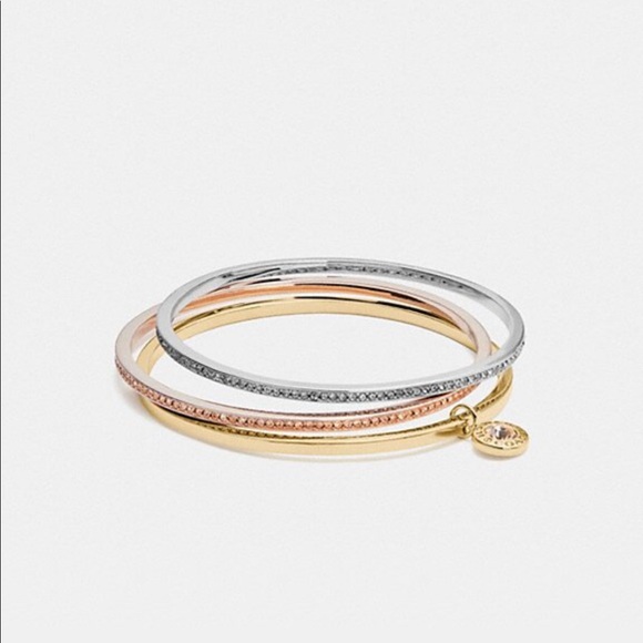 Coach Boxed Bangle Set - Picture 2 of 5